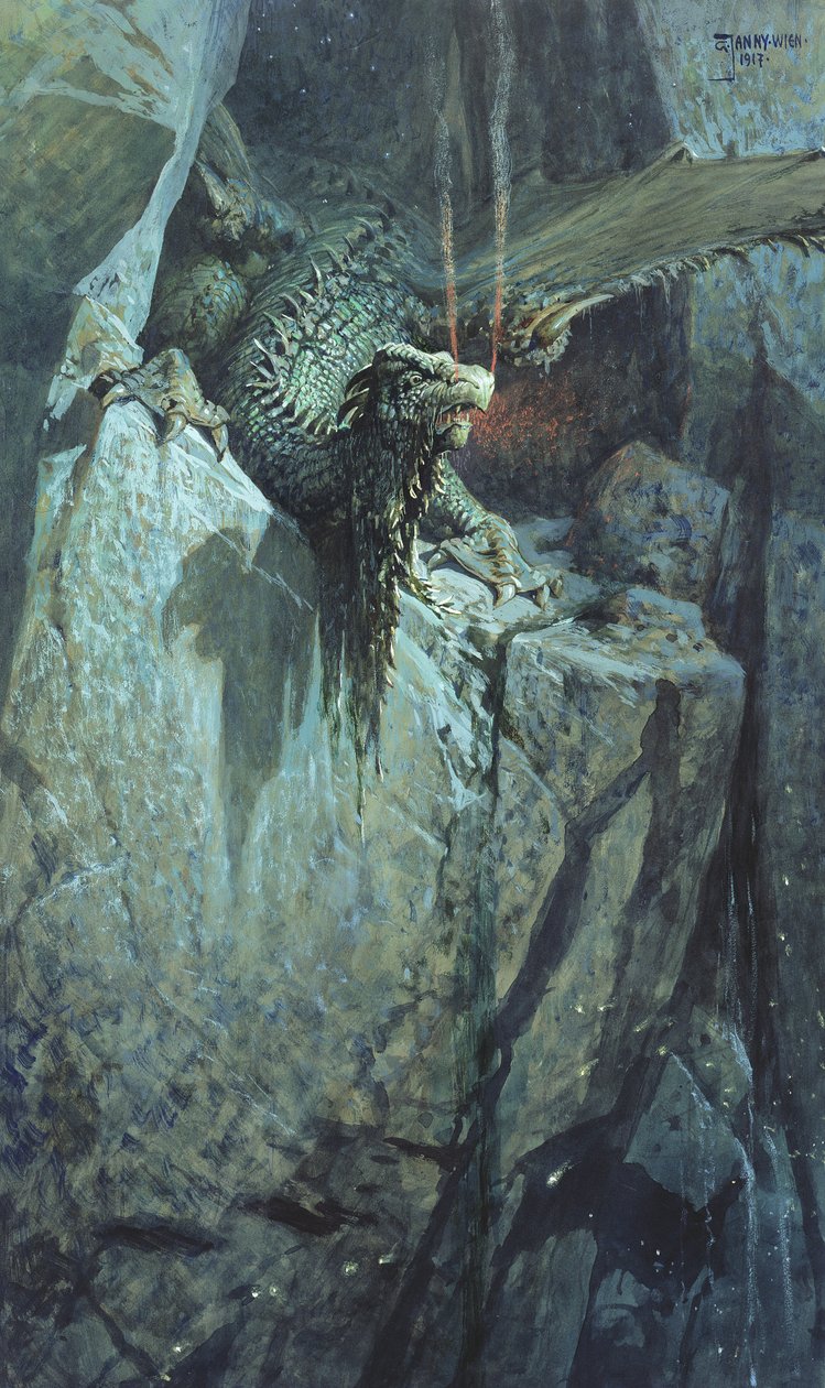 Jaskinia Smoka, 1917 autorstwa Georg Janny