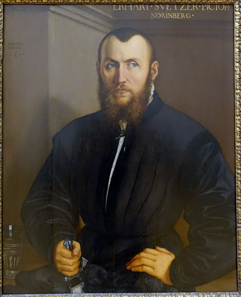 Malarz Erhard Schwetzer z Norymbergi autorstwa Georg Pencz