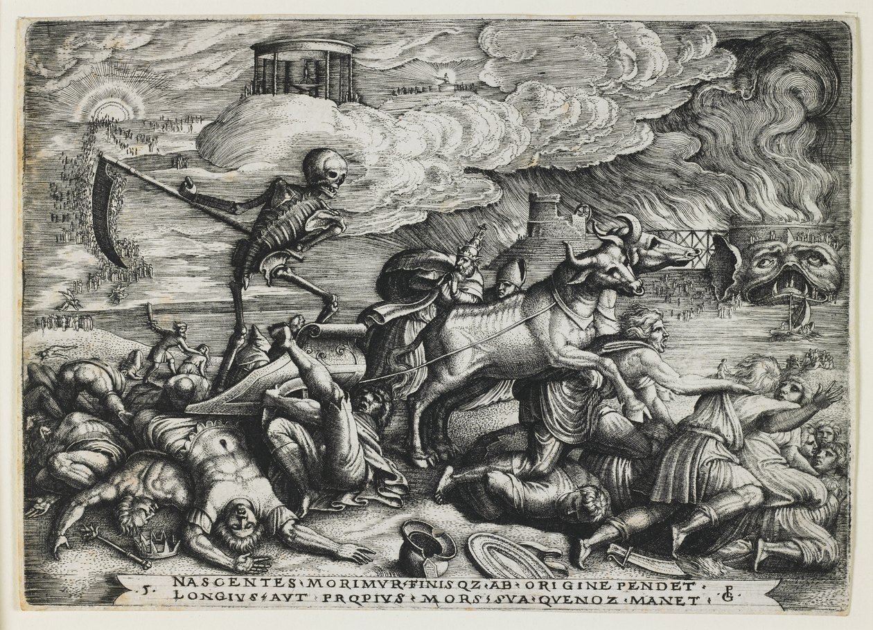 Triumf śmierci, 1539 autorstwa Georg Pencz