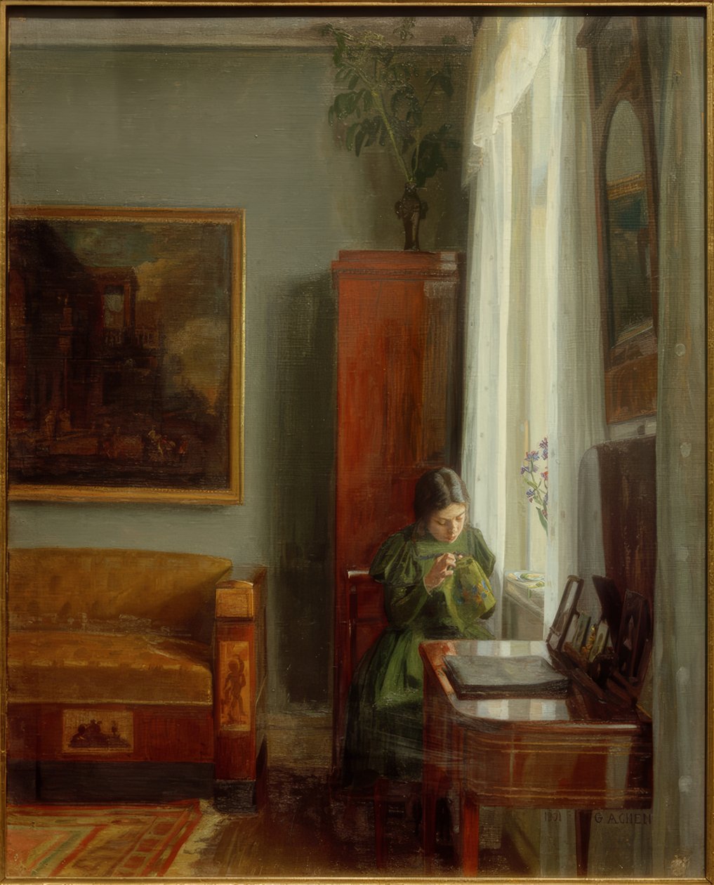 Wnętrze autorstwa Georg Nicolai Achen