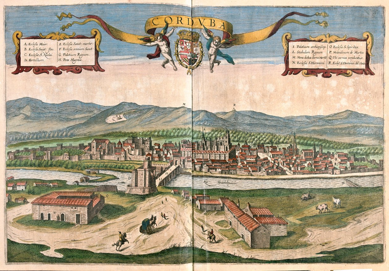 Fontainebleau, Francja - w "Civitates Orbis Terrarum" Georga Brauna, Kolonia 1617 r. autorstwa Georg Braun