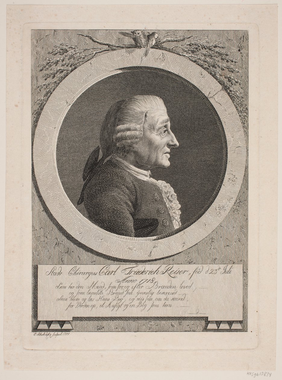 Chirurg C.F. Reiser autorstwa Georg Christian Schule