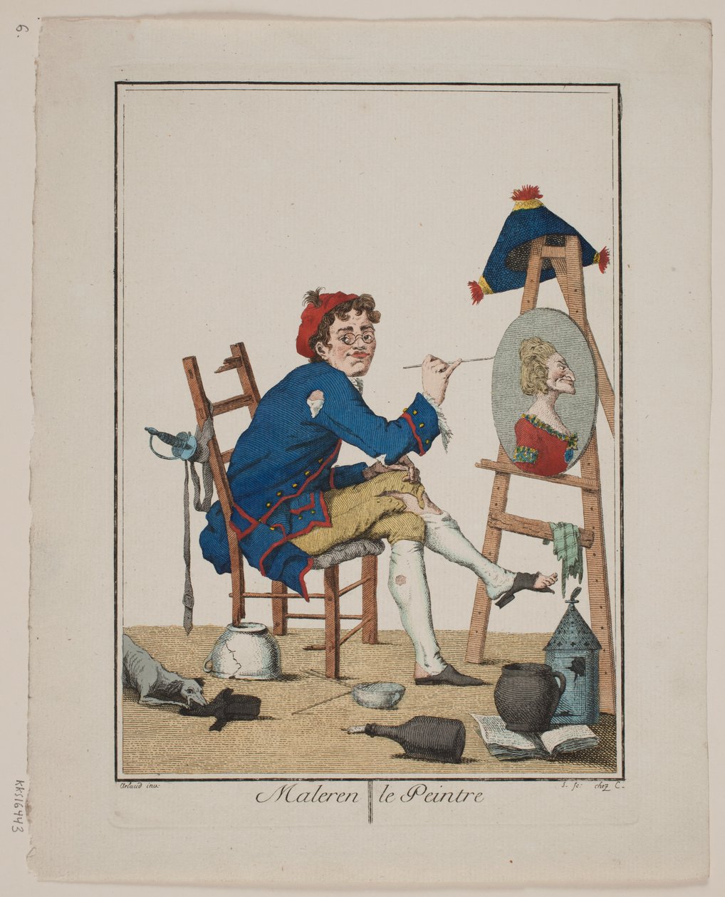 "Malarz" autorstwa Georg Christian Schule