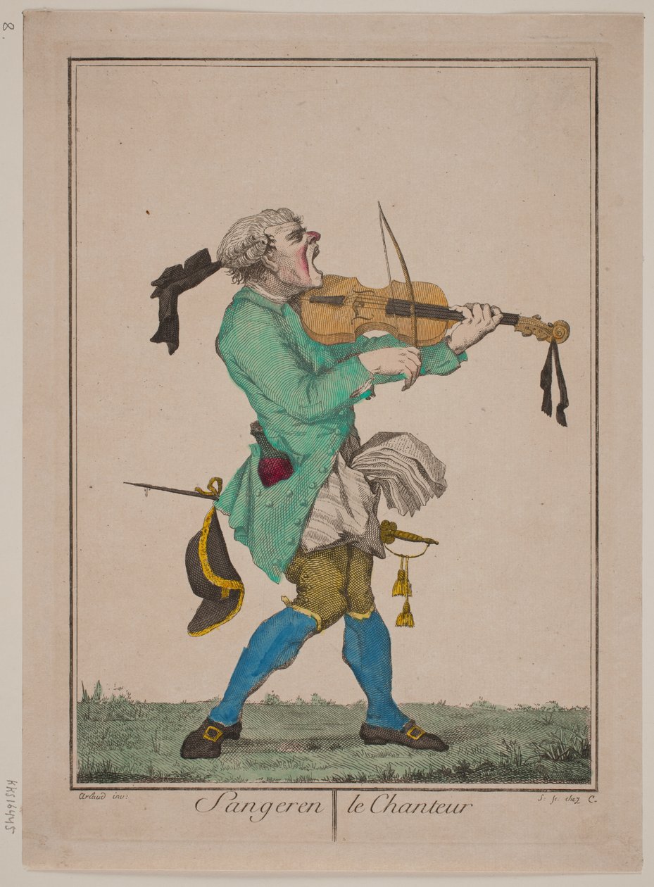 "Wokalista" autorstwa Georg Christian Schule
