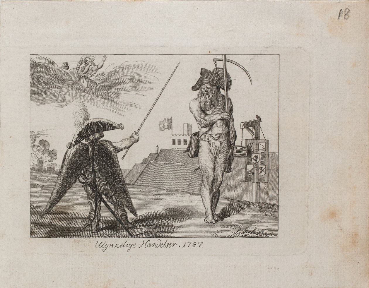 „Niefortunne zdarzenia” nr. 1 autorstwa Georg Christian Schule