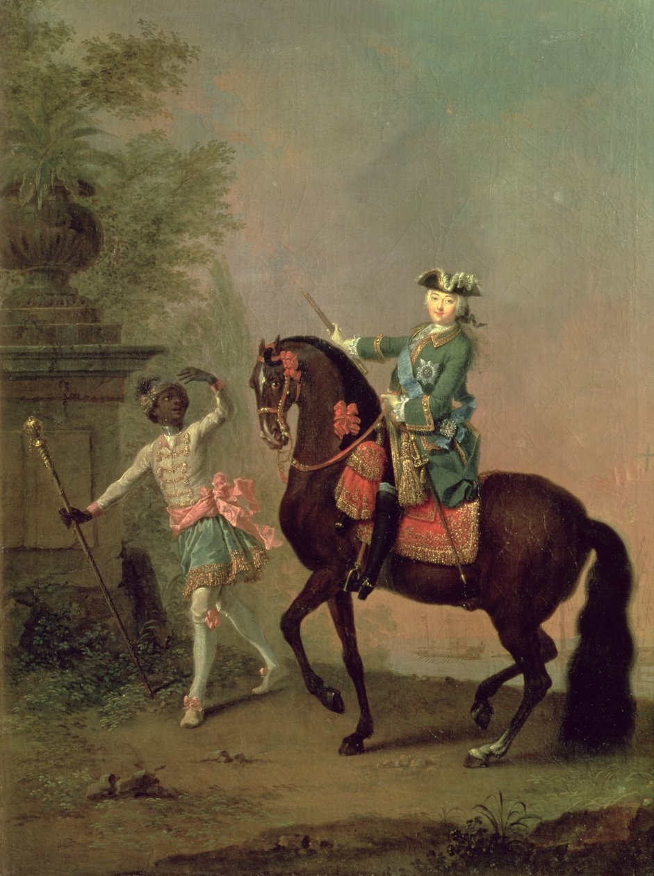 Portret cesarzowej Elżbiety Pietrownej autorstwa Georg Christoph Grooth