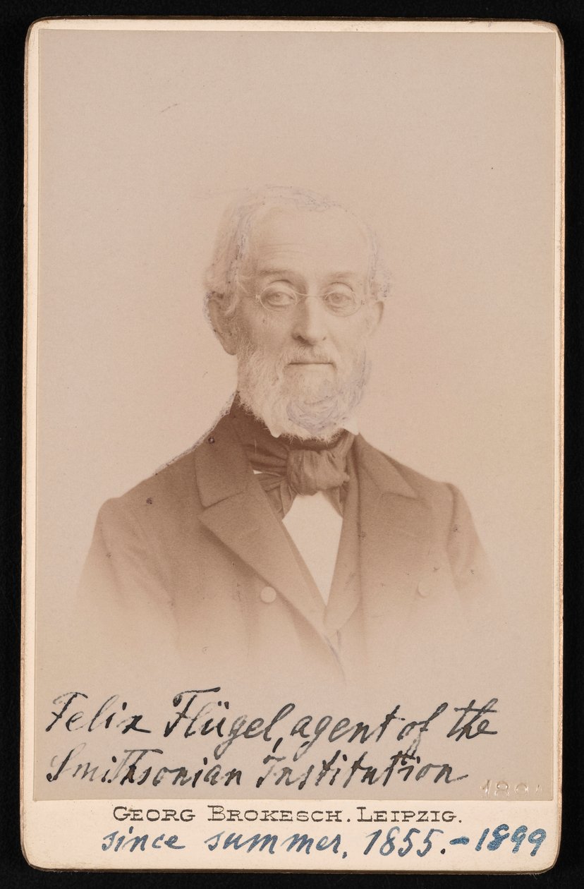 Portret Felixa Flugela 1820-1904, 1894. autorstwa Georg Conrad Adolph Brokesch