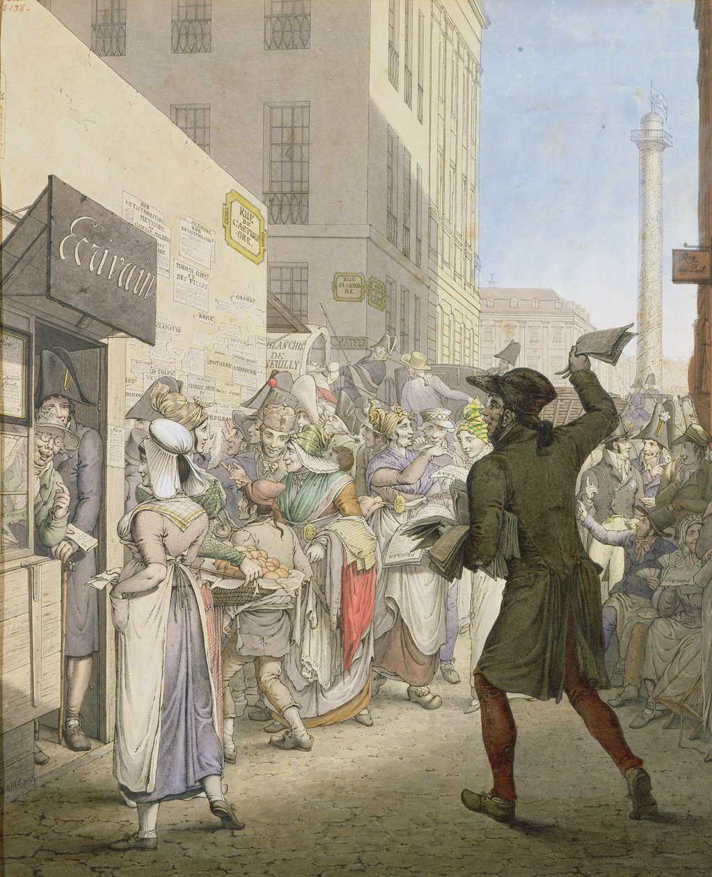 Publiczny pisarz (wc na papierze) autorstwa Georg Emanuel Opitz