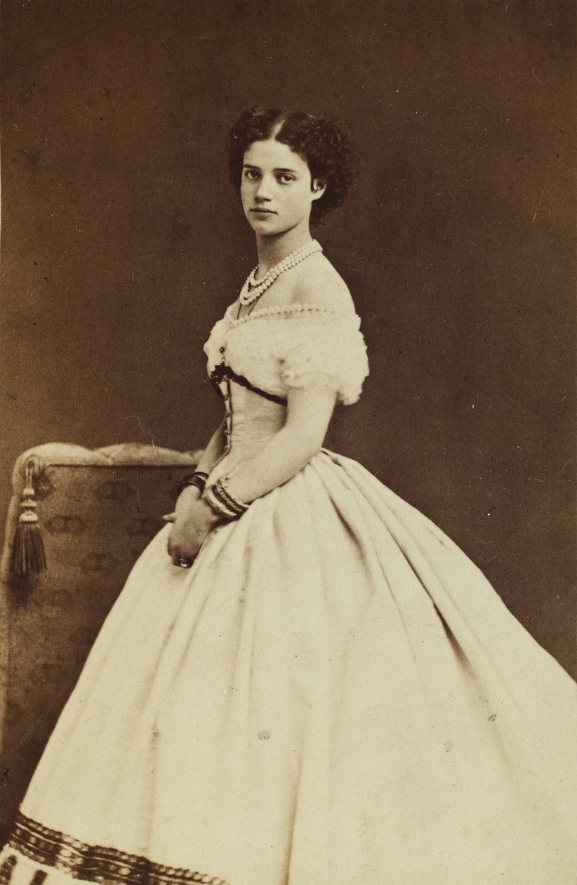 Portret księżnej Dagmar Danii 1847-1928, 1866. autorstwa Georg Emil Hansen
