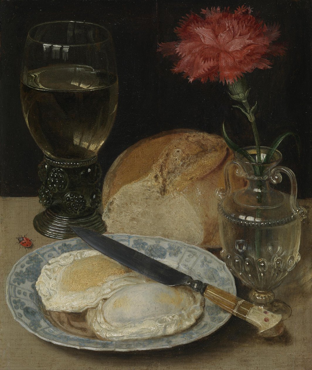 Niemiecki: Stillleben mit Spiegeleiern Stil-life z jajkami sadzonymi autorstwa Georg Flegel