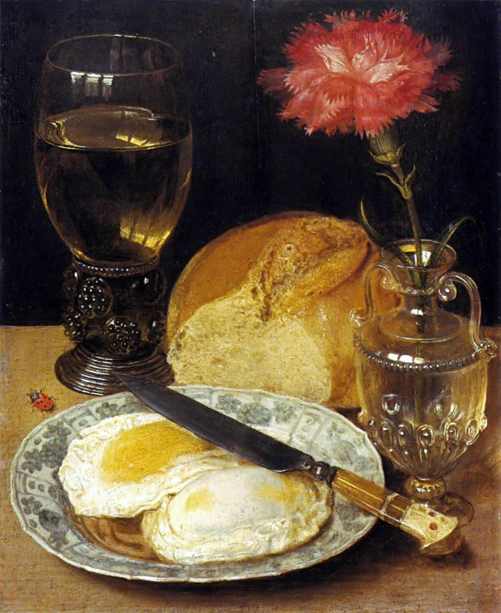 Martwa natura z jajkami sadzonymi autorstwa Georg Flegel