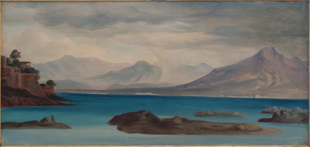 Widok na Zatokę Neapolitańską autorstwa Georg Friedrich August Lucas