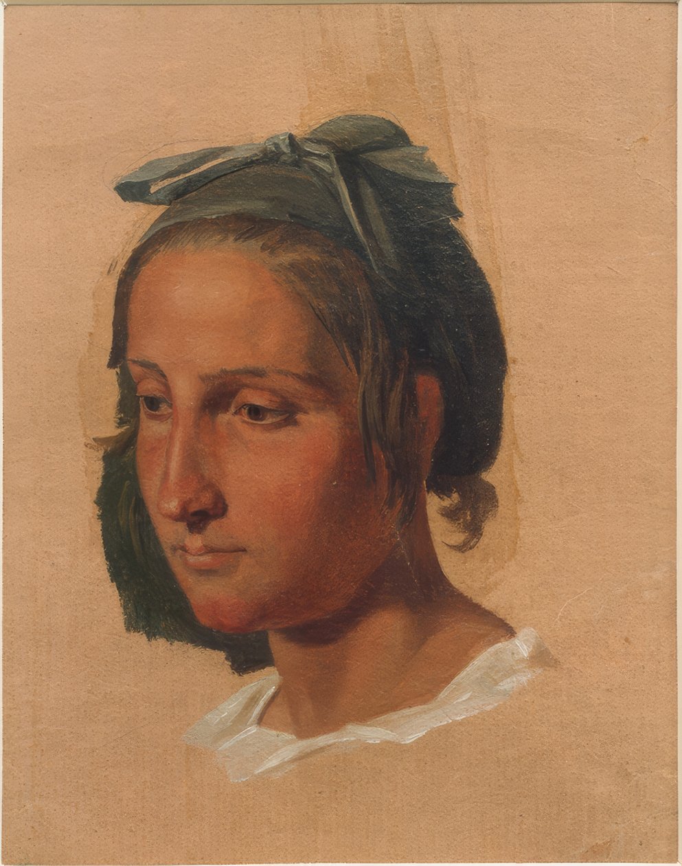 Studium portretowe Włoszki autorstwa Georg Friedrich August Lucas