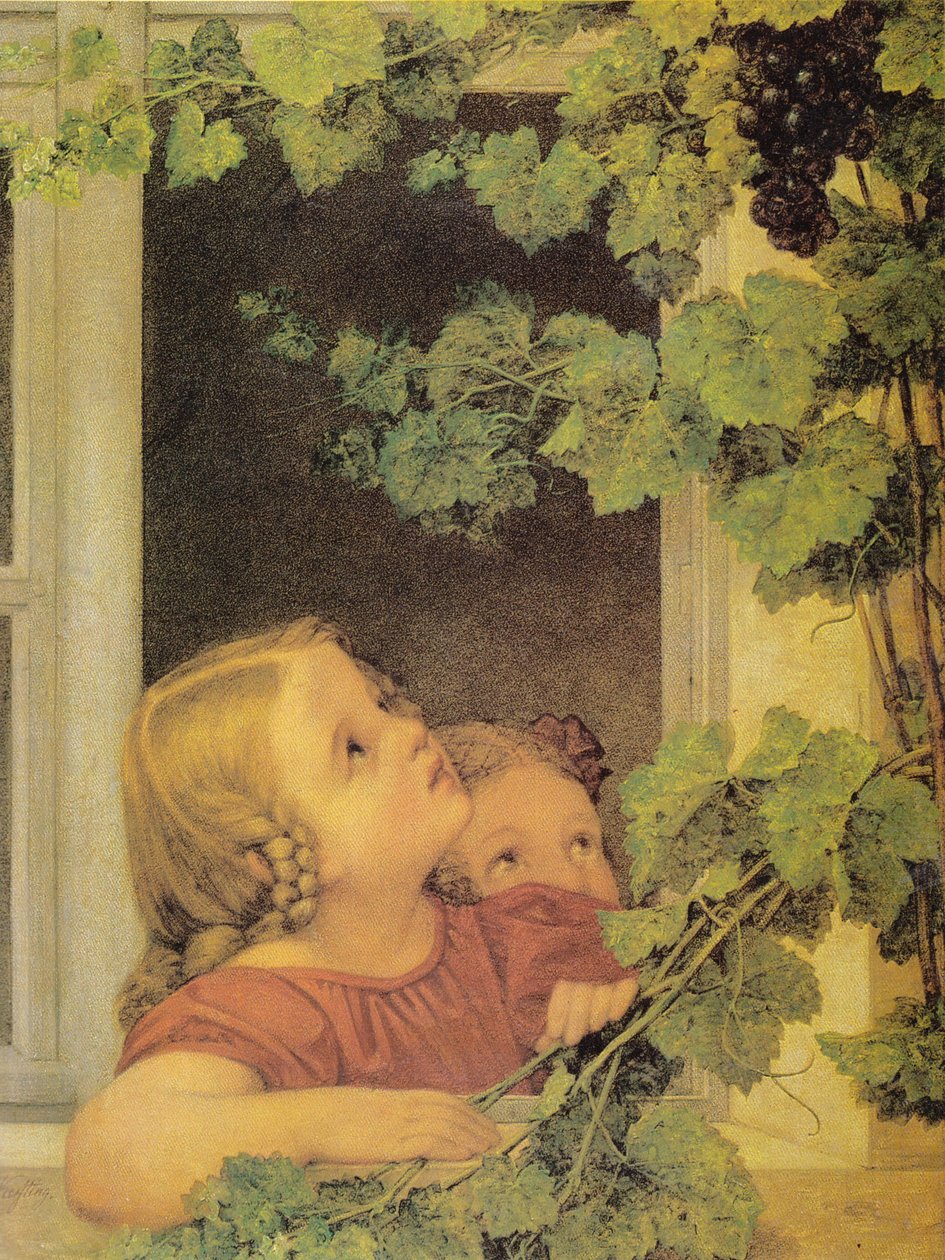 Dzieci przy oknie autorstwa Georg Friedrich Kersting