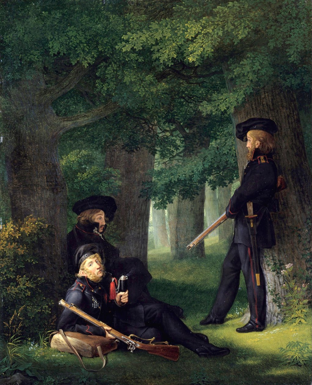 Obowiązek posterunku 1815 autorstwa Georg Friedrich Kersting