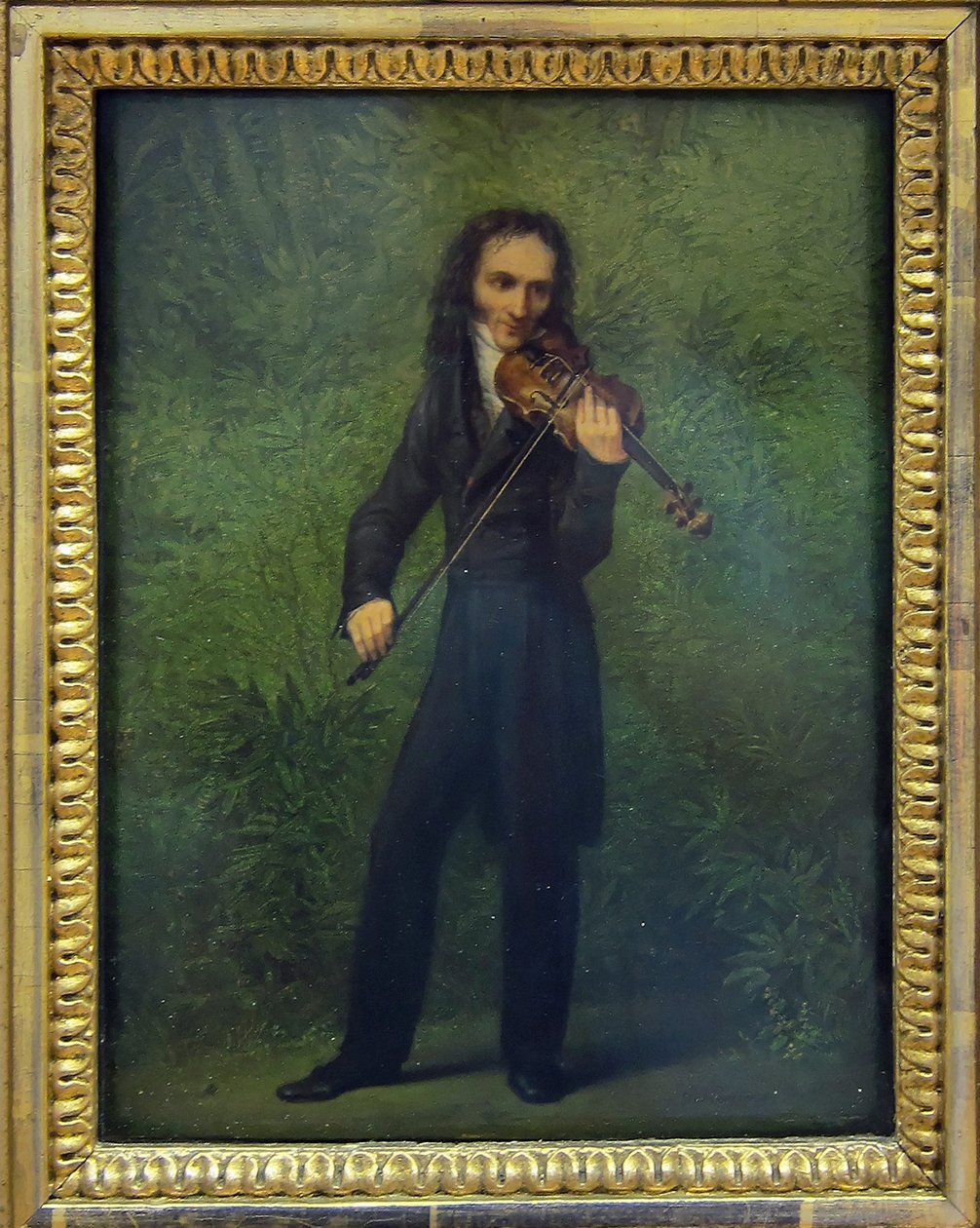 Portret Niccolò Paganiniego 1782-1840, 1830-1831 autorstwa Georg Friedrich Kersting