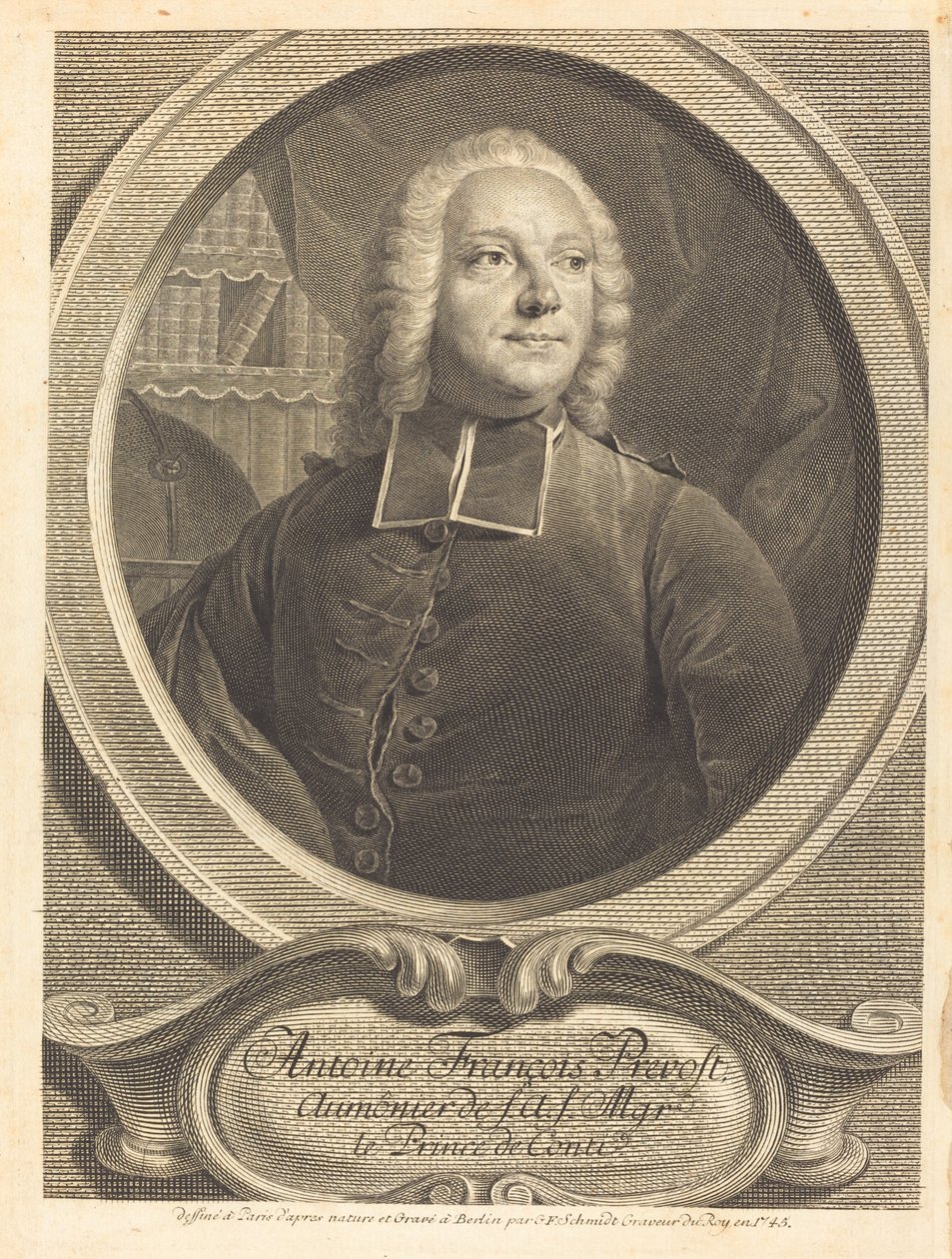 Antoine Francois Prevost autorstwa Georg Friedrich Schmidt