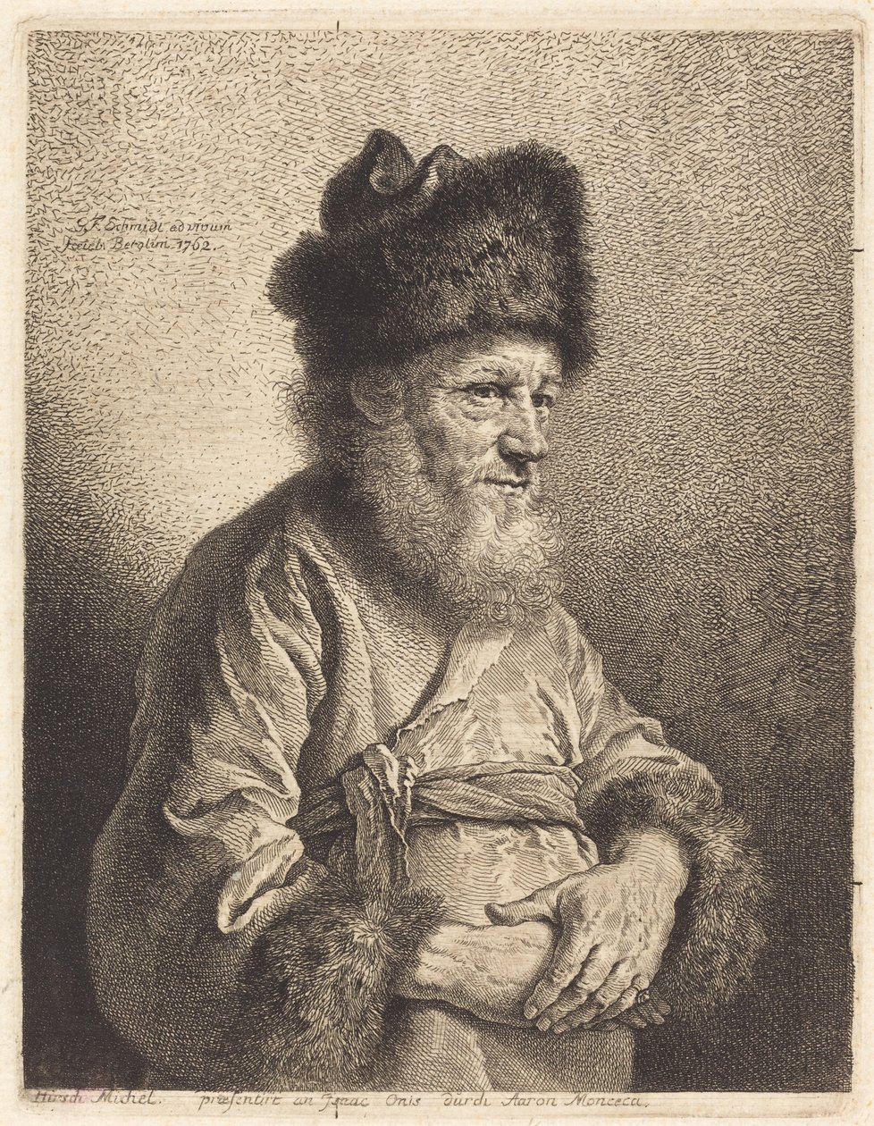 Hirscha Michela autorstwa Georg Friedrich Schmidt