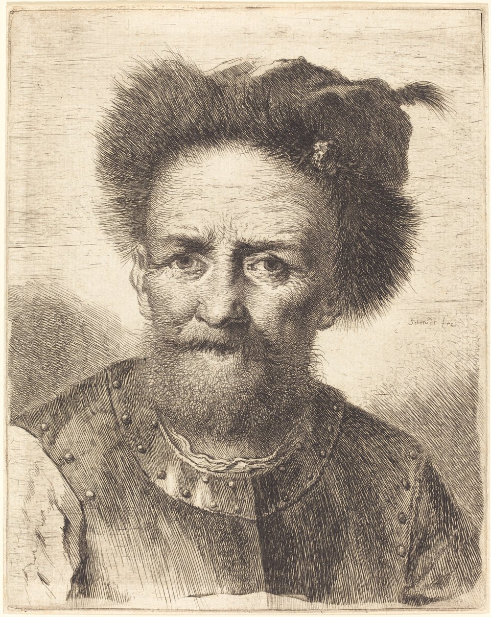 Stary Żołnierz autorstwa Georg Friedrich Schmidt