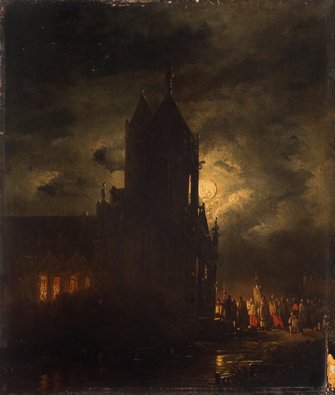 Nocna procesja autorstwa Georg Gillis van Haanen