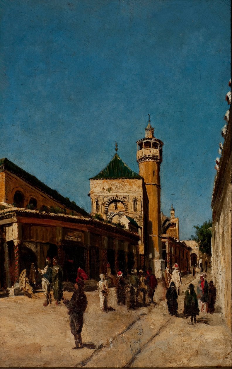 Ulica w Tunisie autorstwa Georg Grimm