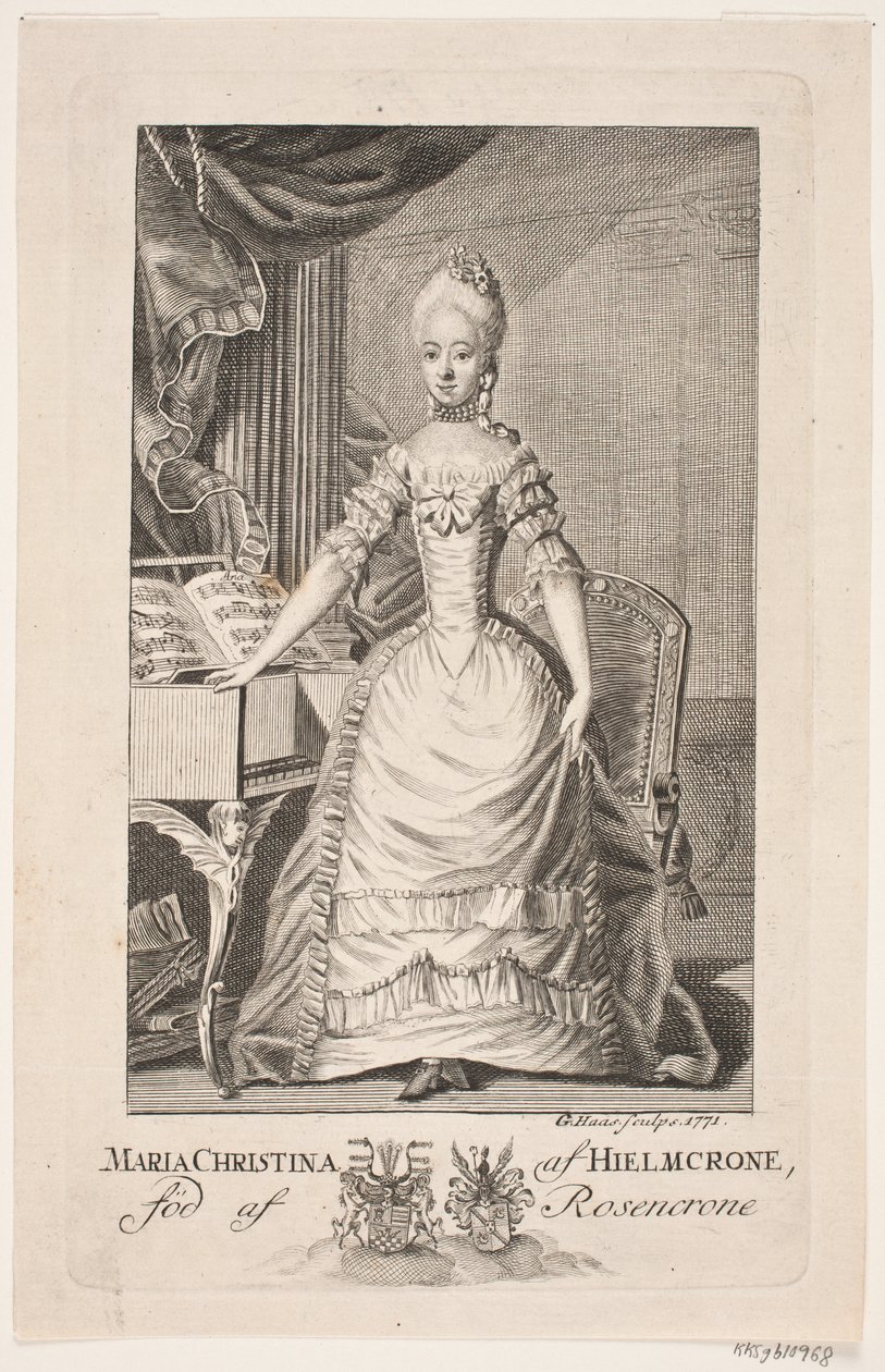 Maria Krystyna Hielmcrone autorstwa Georg Haas