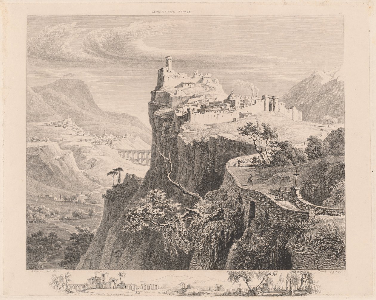 Ovindoli w Abruzji autorstwa Georg Heinrich Busse