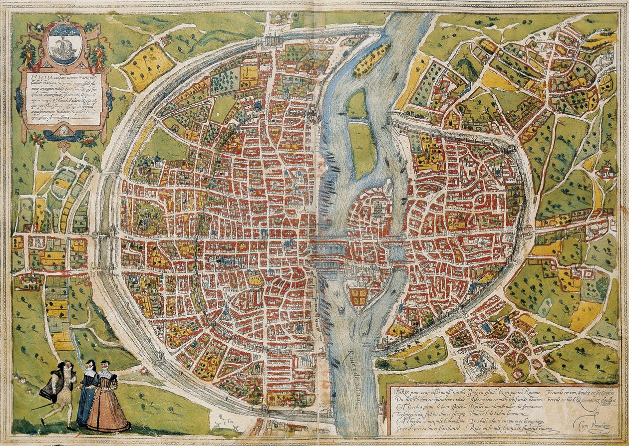 BRAUN, George (1541-1622). ORTELIUS, Abraham (1527-1598). HOGENBERG, Franz (1535-1590). Civitatis Orbis Terrarum (Theatrum orbis terrarum). 1572-1617. Paryż (1572). Tom I. Akwaforta. HISZPANIA. KASTYLIA I LEON. Salamanca. Biblioteka Uniwersytetu w Salamanc autorstwa Georg Hogenberg Franz (1535 90) & Ortelius Abraham (1527 98) Braun