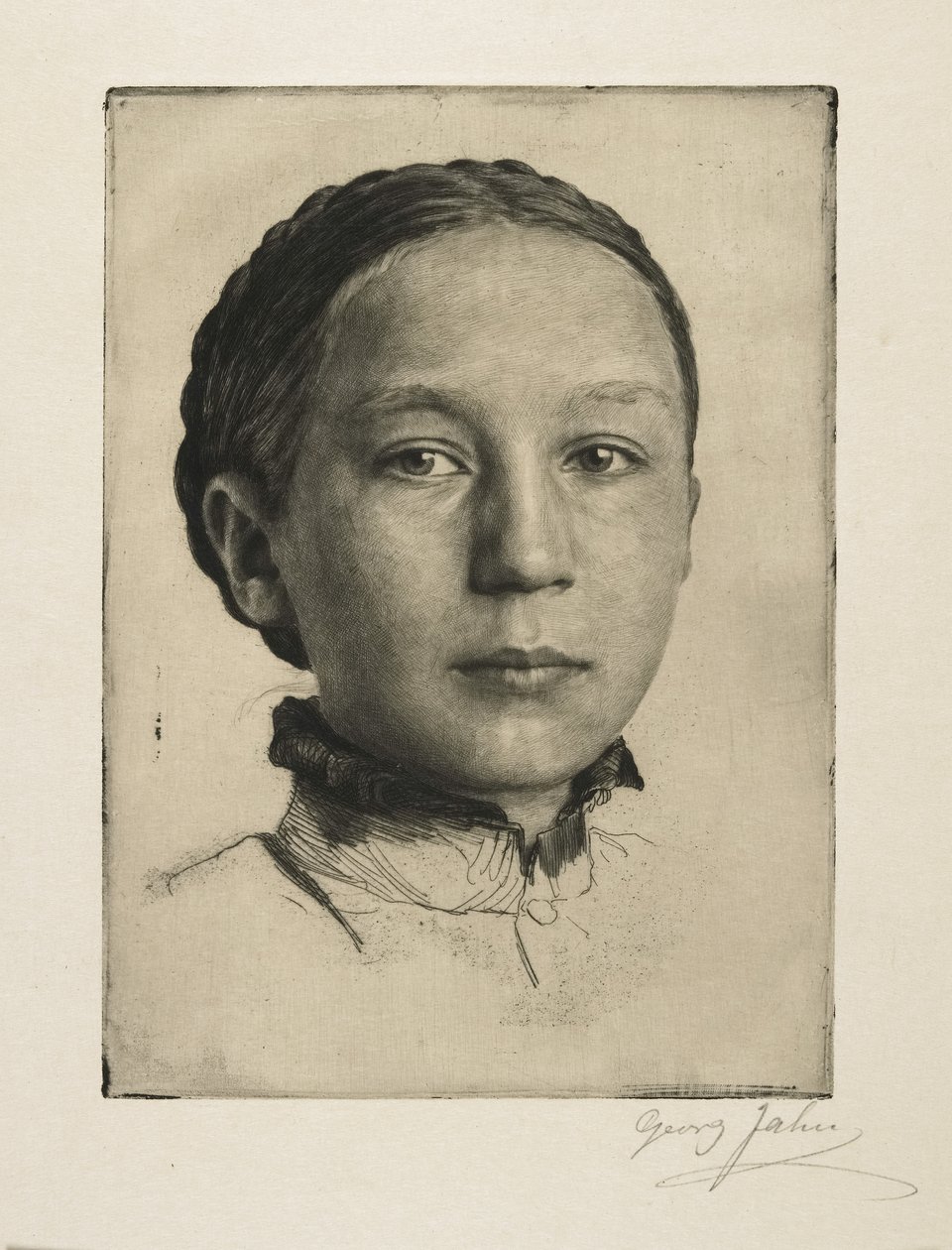 Kinderköpfe, Trina autorstwa Georg Jahn