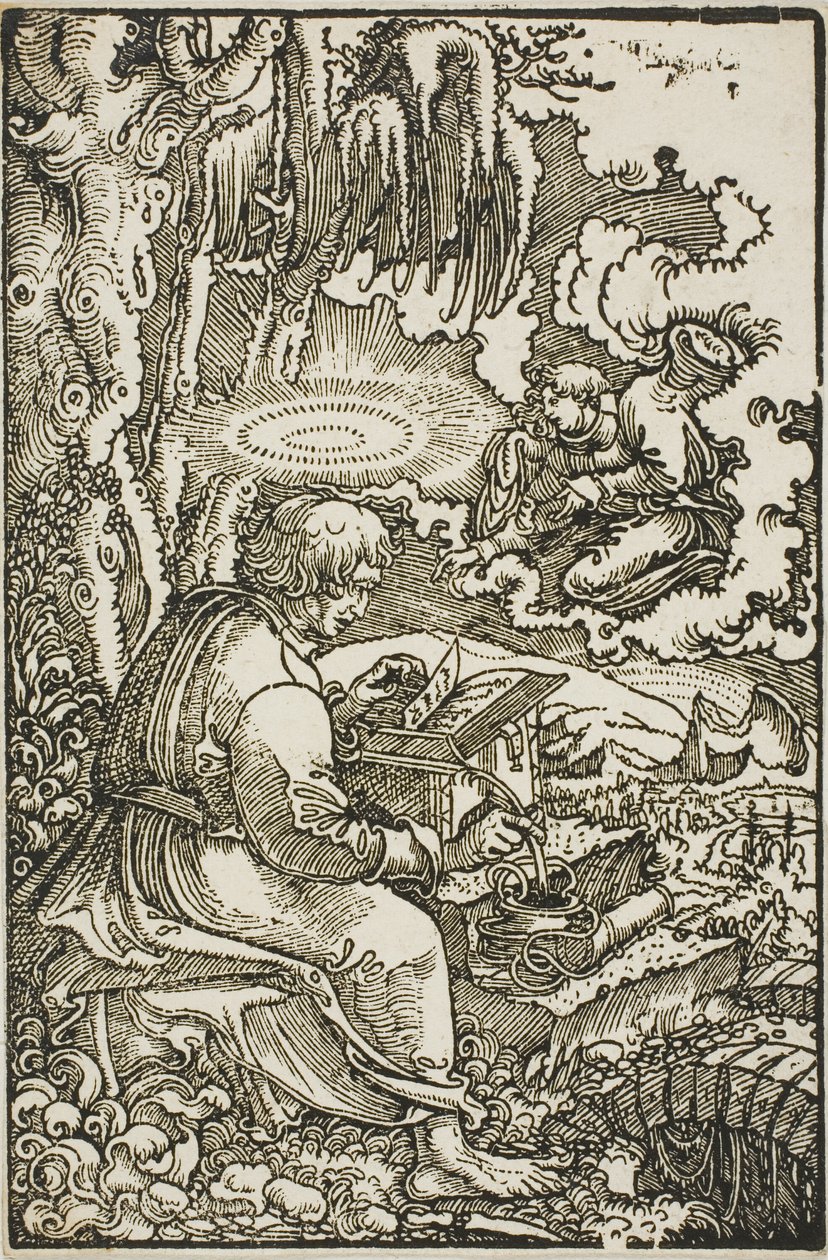 Św. Mateusz, z Biblii Lutra autorstwa Georg Lemberger