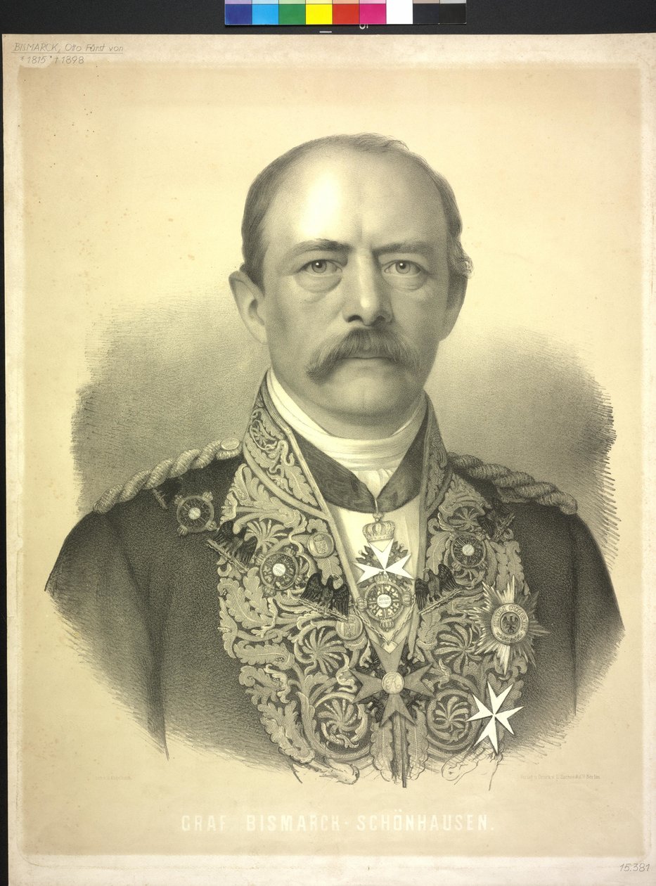 Hrabia Bismarck-Schoenhausen autorstwa Georg Ludwig Engelbach Engelbach