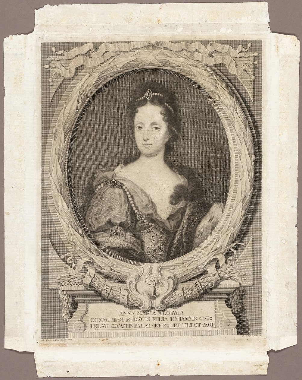 Anna Maria Luisa autorstwa Georg Martin Preissler
