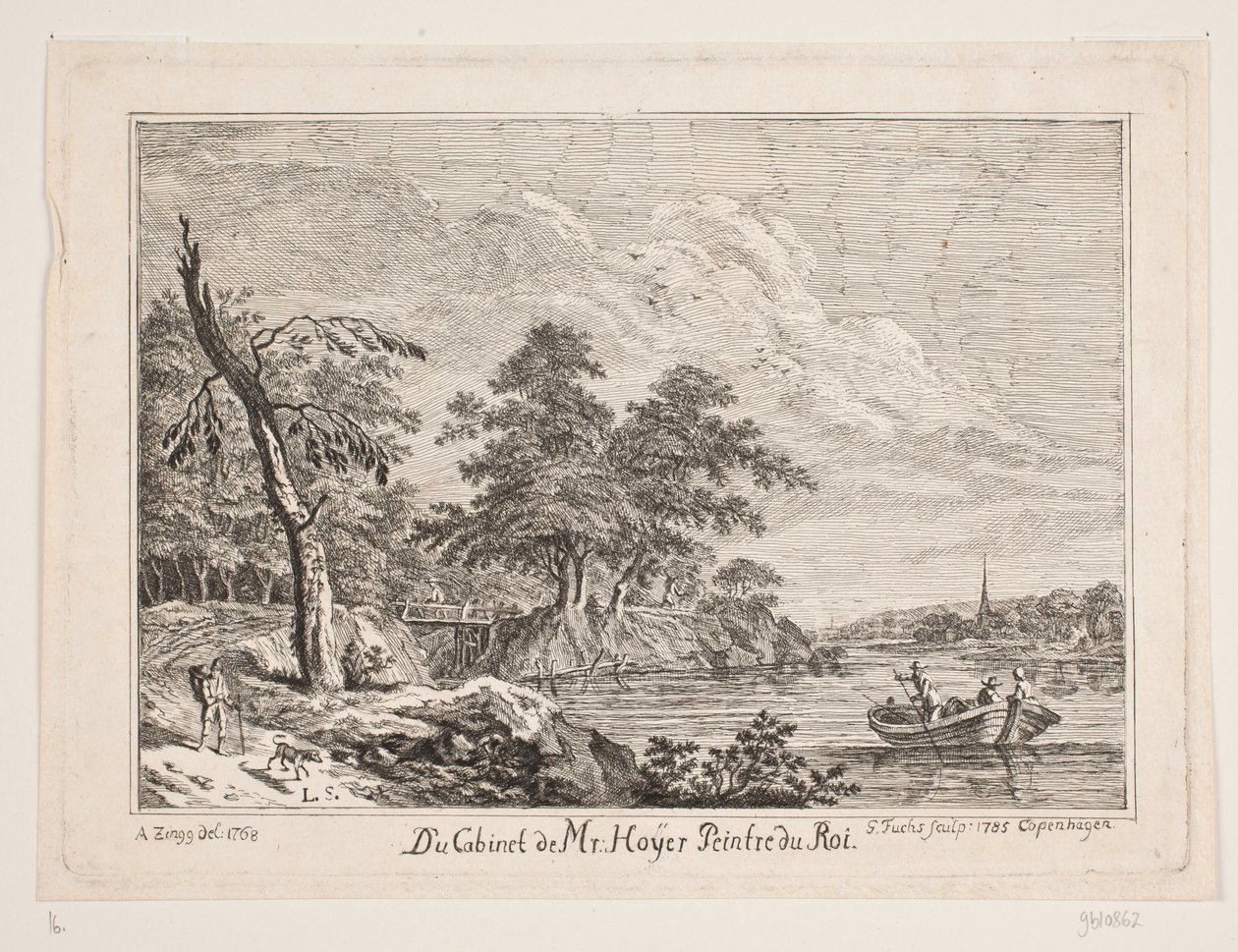 Flodparti autorstwa Georg Mathias Fuchs