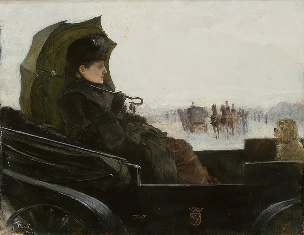 Pani w Landau, Paryż. Około 1881-83 autorstwa Georg Pauli