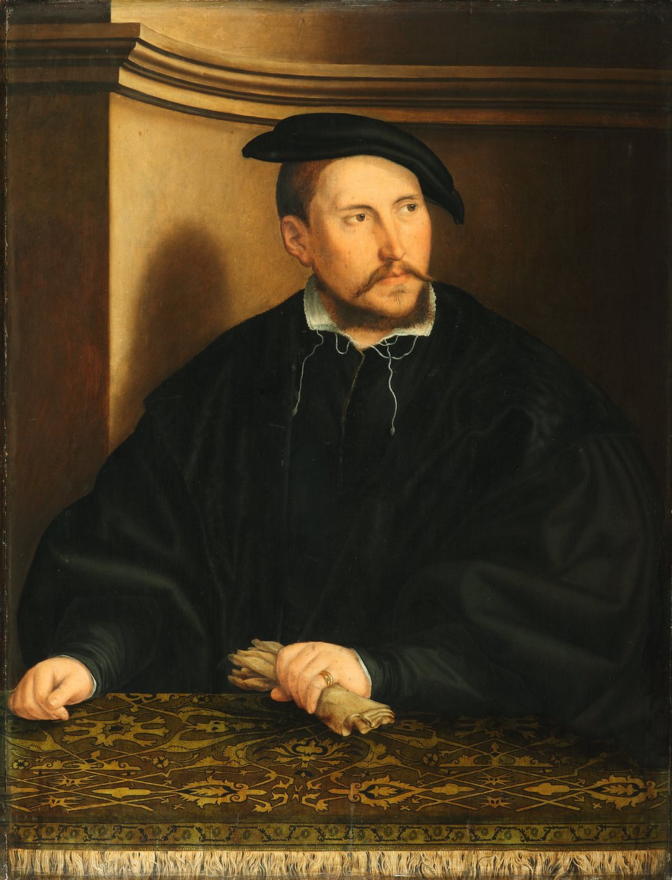 Portret młodego mężczyzny autorstwa Georg Pencz