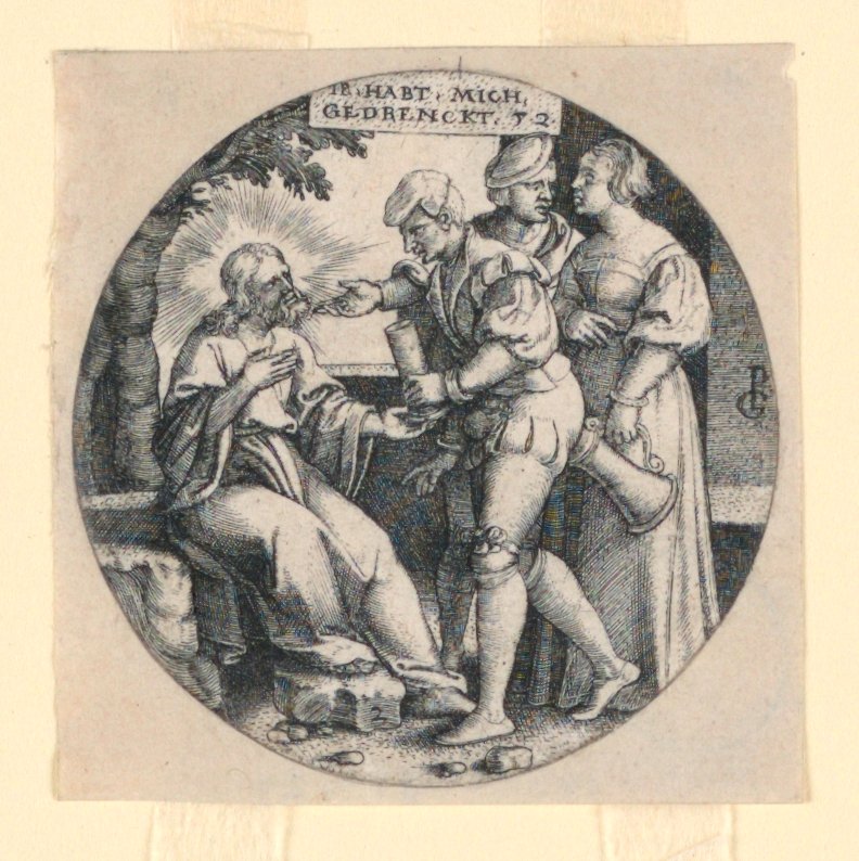Chrystus w ogrodzie autorstwa Georg Pencz