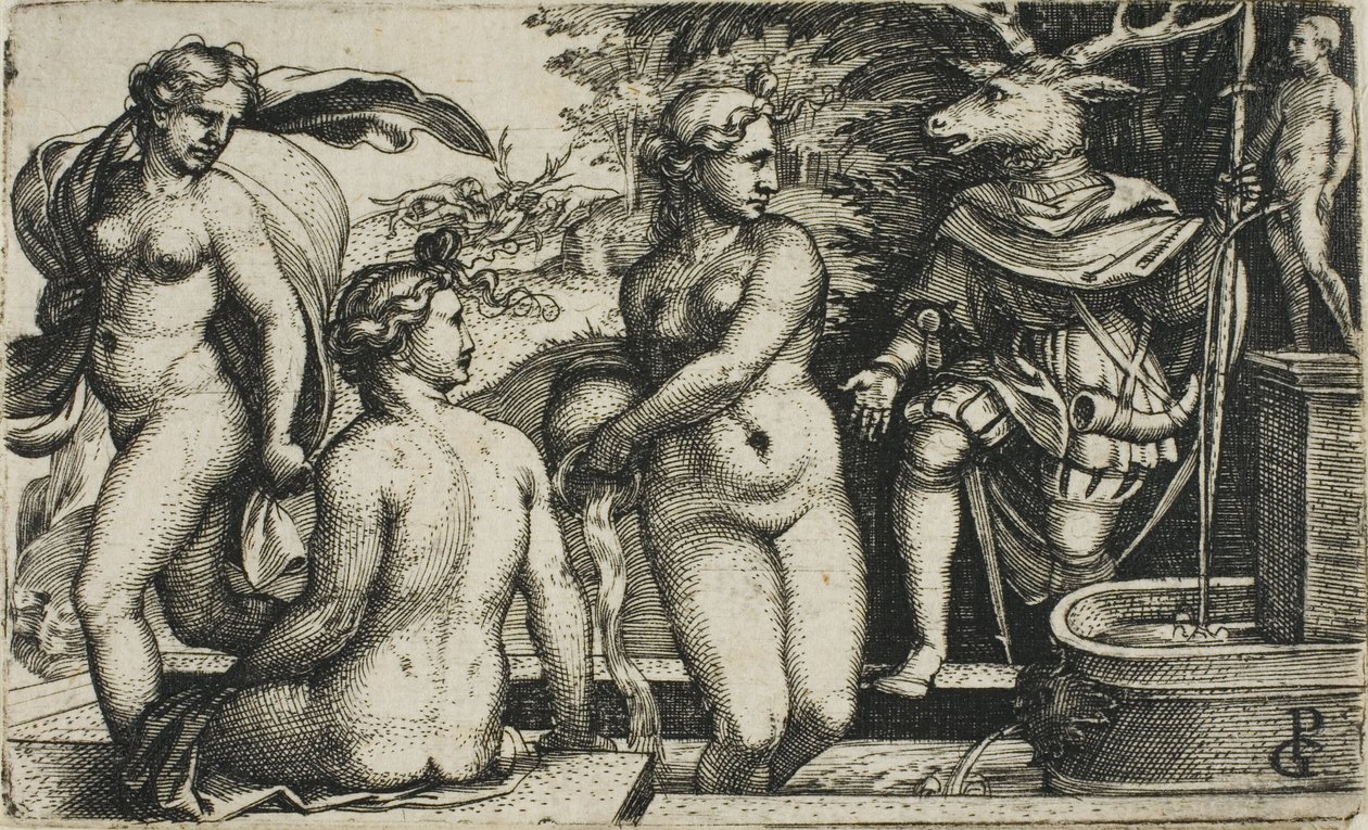 Diana w wannie autorstwa Georg Pencz