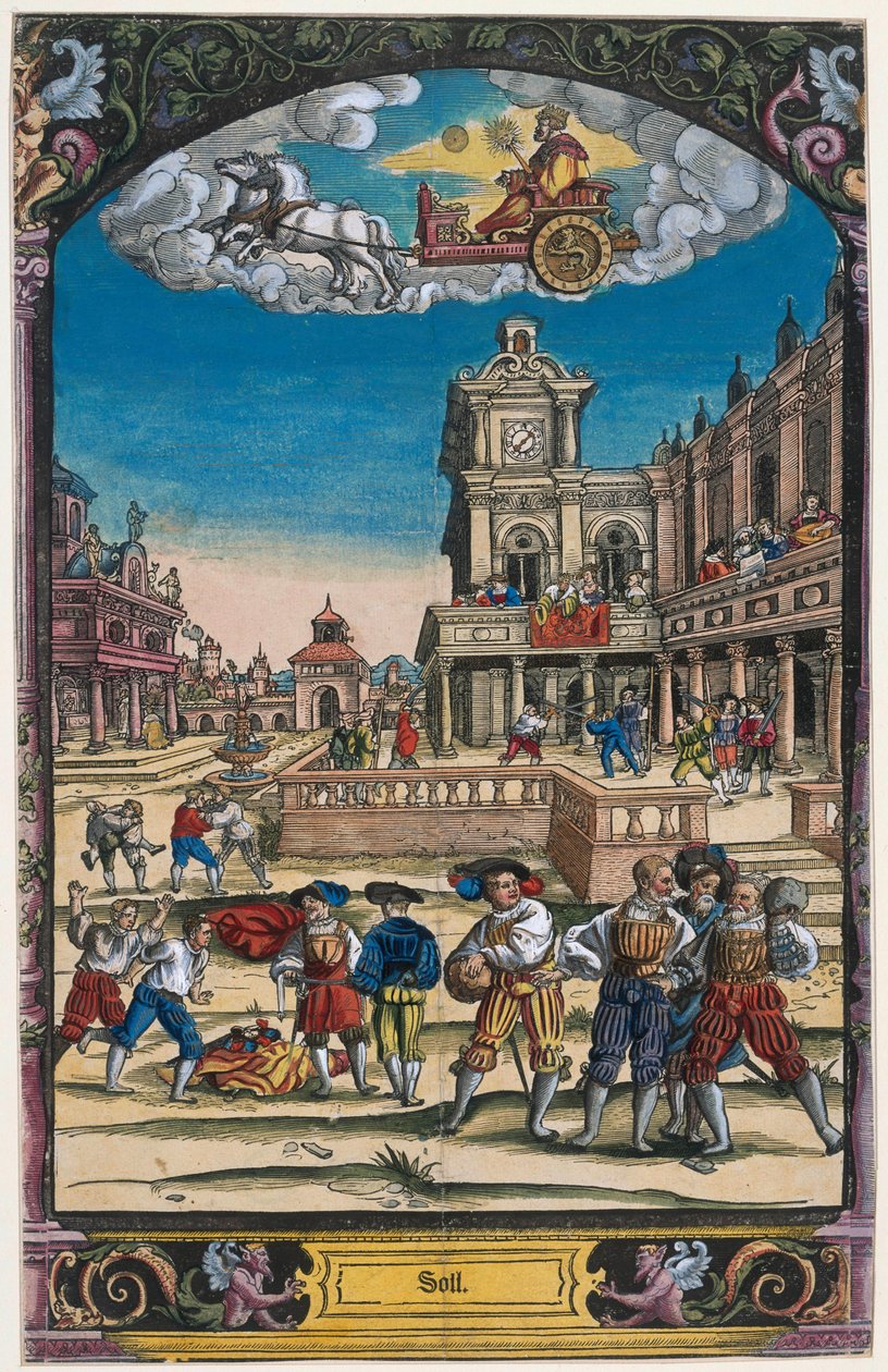 Die sieben Planeten: Sonne autorstwa Georg Pencz