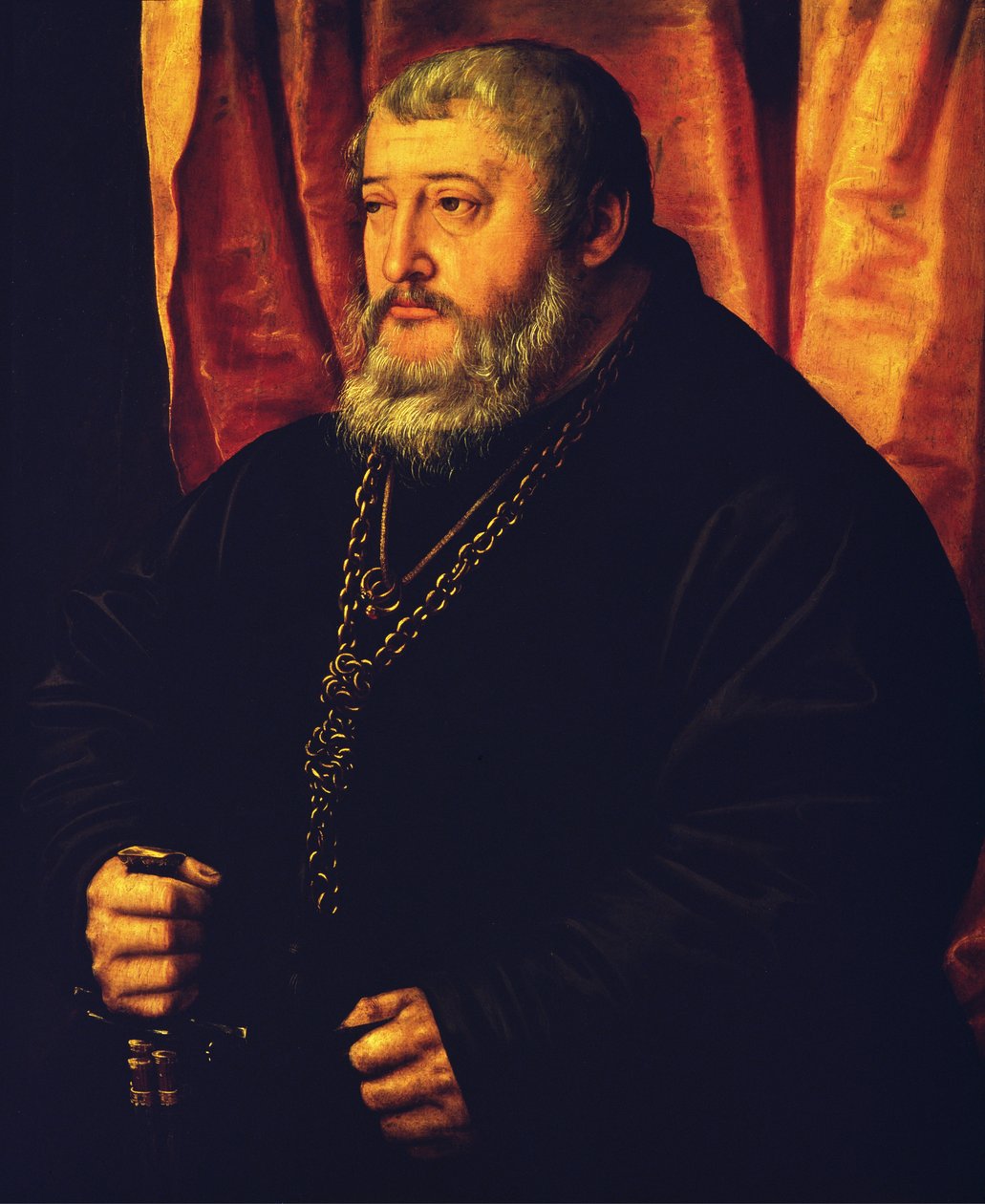 Portret elektora palatyna Ottona Henryka, 1543 (olej na drewnie) autorstwa Georg Pencz