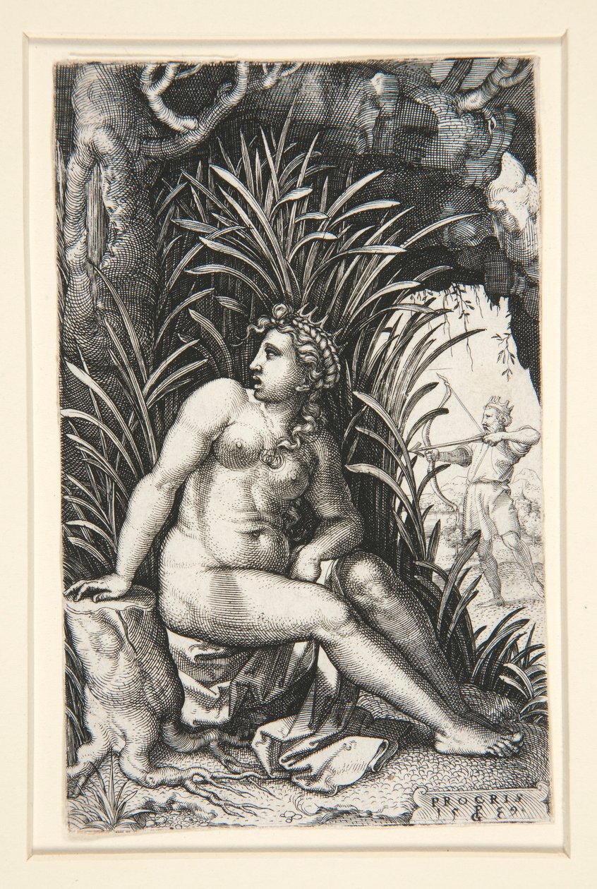 Prokrys i Kefalos z serii Greckie bohaterki autorstwa Georg Pencz