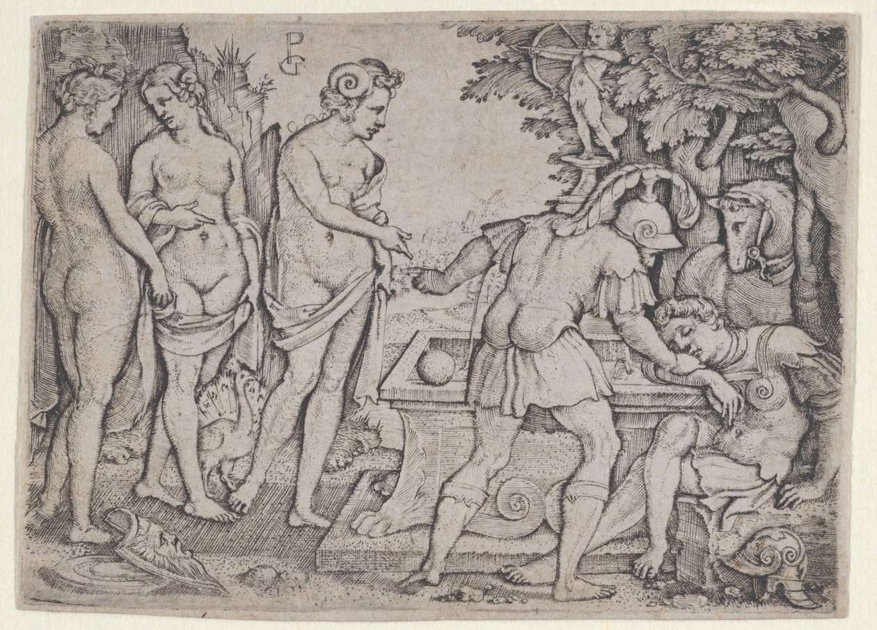 Sen Paryża. autorstwa Georg Pencz