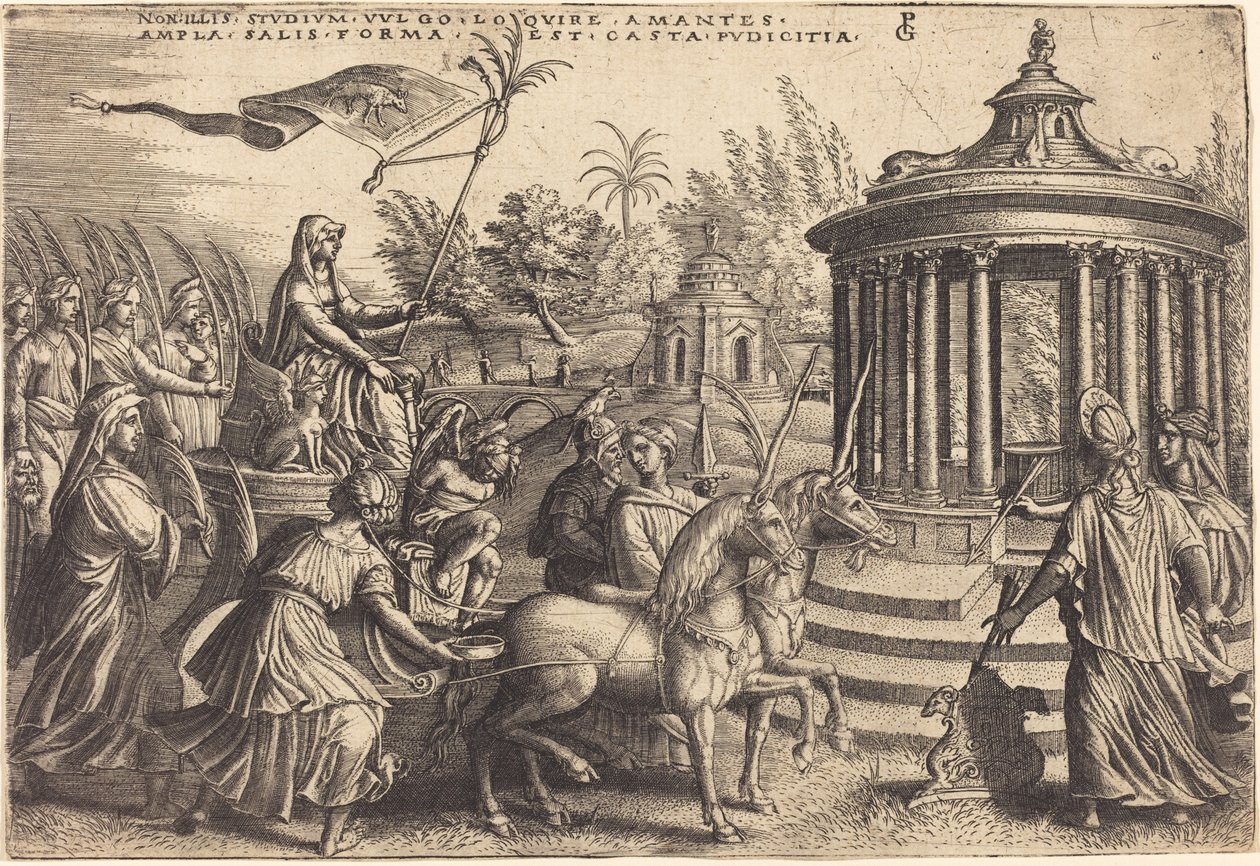 Triumf czystości autorstwa Georg Pencz