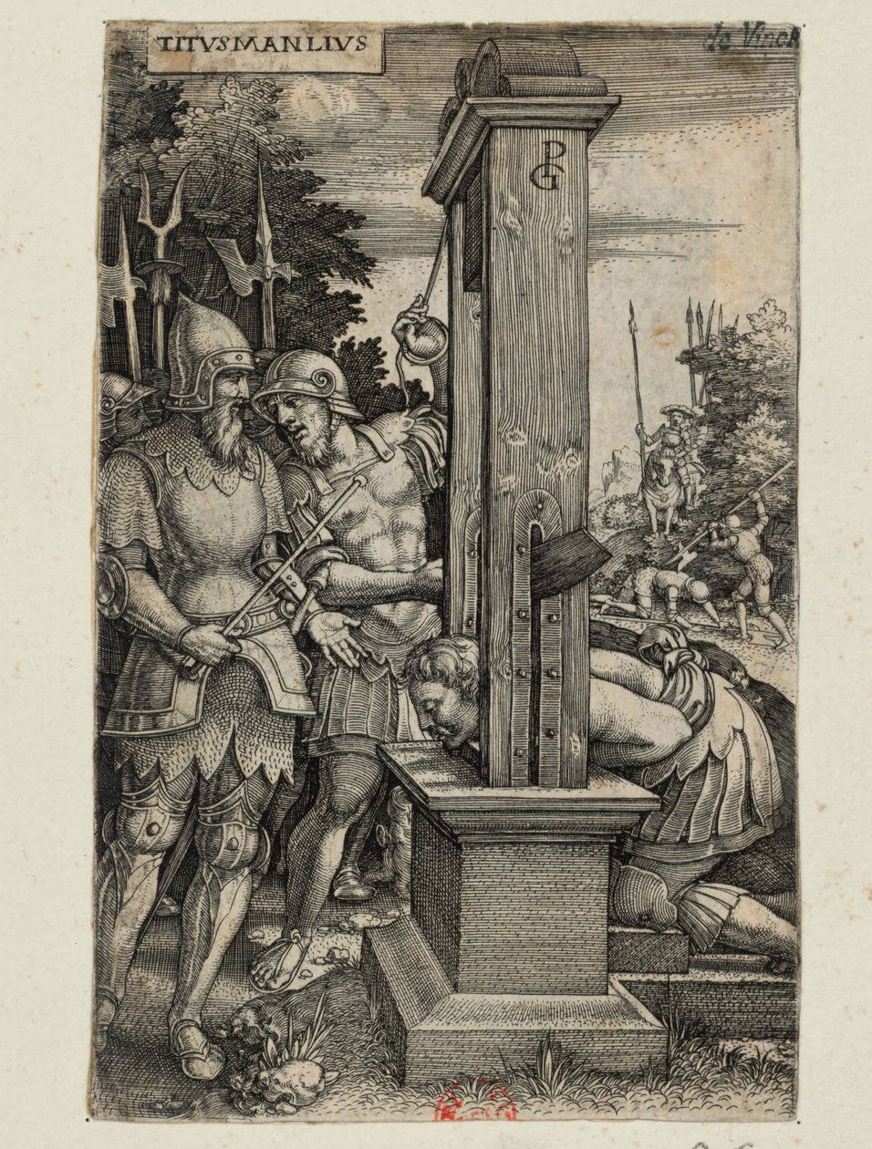 Tytus Manliusz, ok.1535 autorstwa Georg Pencz