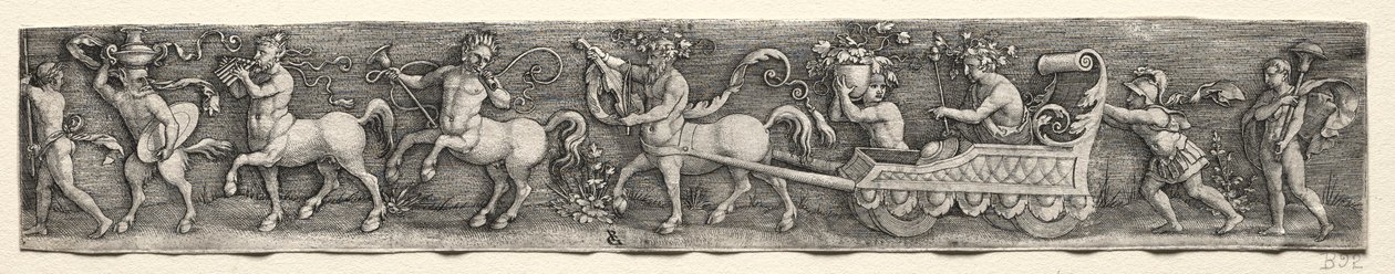 Triumf Bachusa, c. 1539. autorstwa Georg Pencz