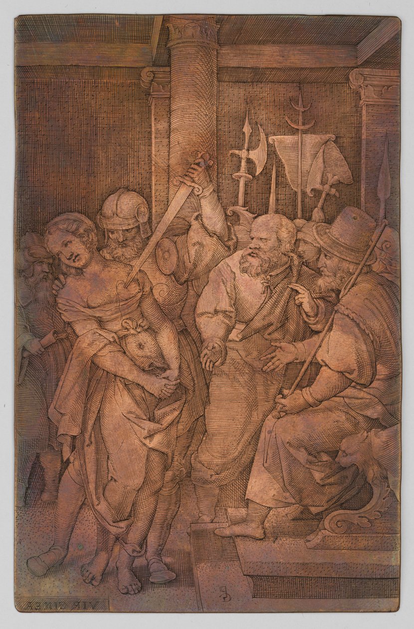Virginia von ihrem Vater getötet autorstwa Georg Pencz
