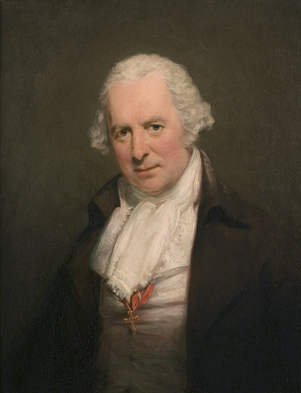 Portret dentysty Bartłomieja Ruspiniego autorstwa Georg Romney