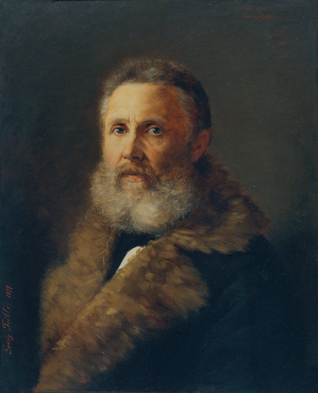 Malarz Carl Teibler, ojciec artysty autorstwa Georg Teibler