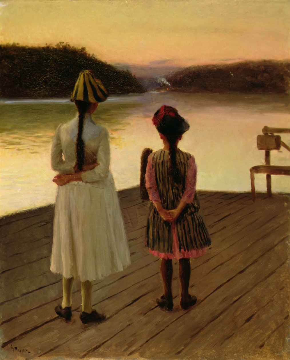 Pabryggan (The Asch Sisters) autorstwa Georg Vilhelm Pauli