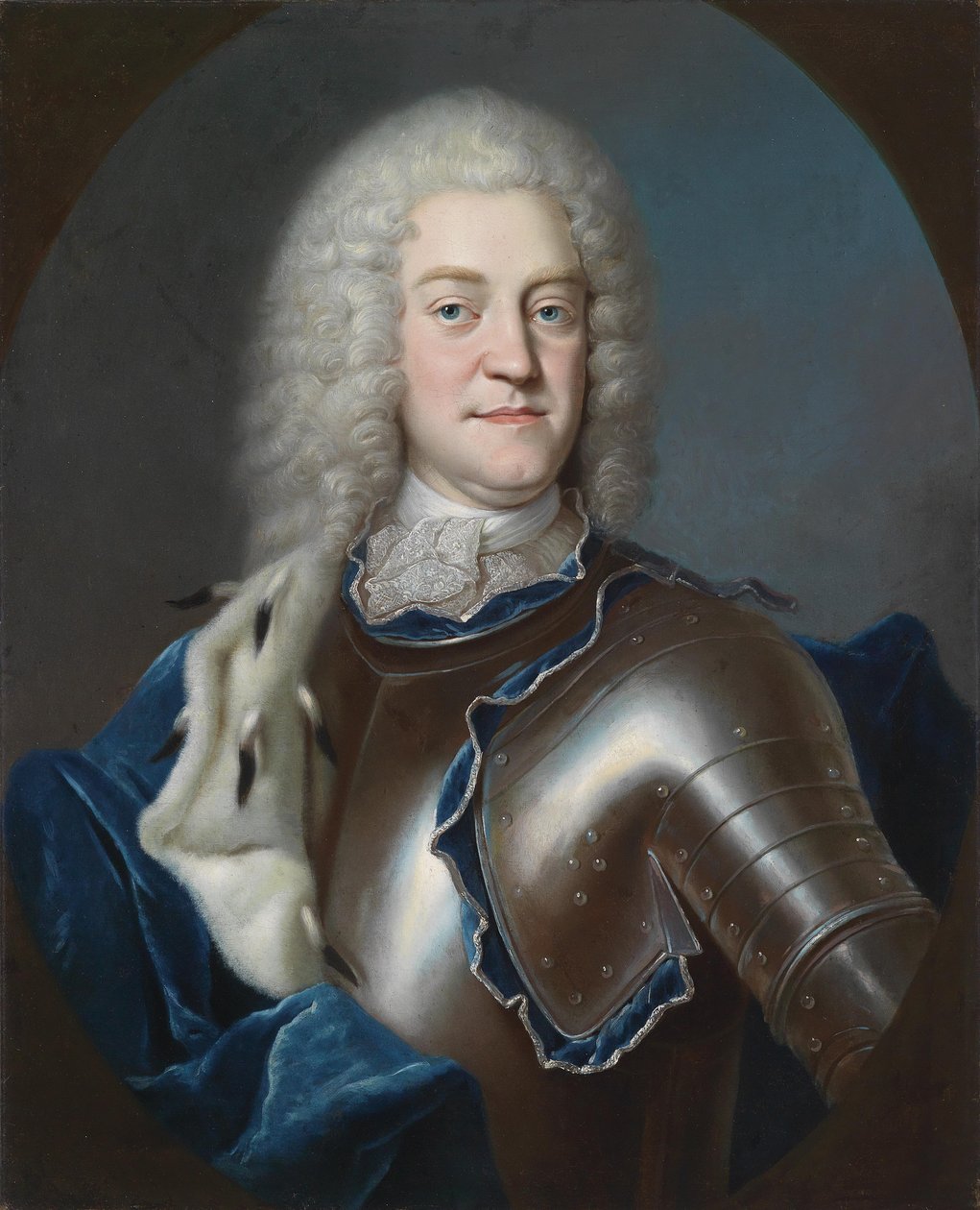 Portret Christiana Ludwika II, 1683-1756 Książę Meklemburgii, 1731-1732 autorstwa Georg Weissmann