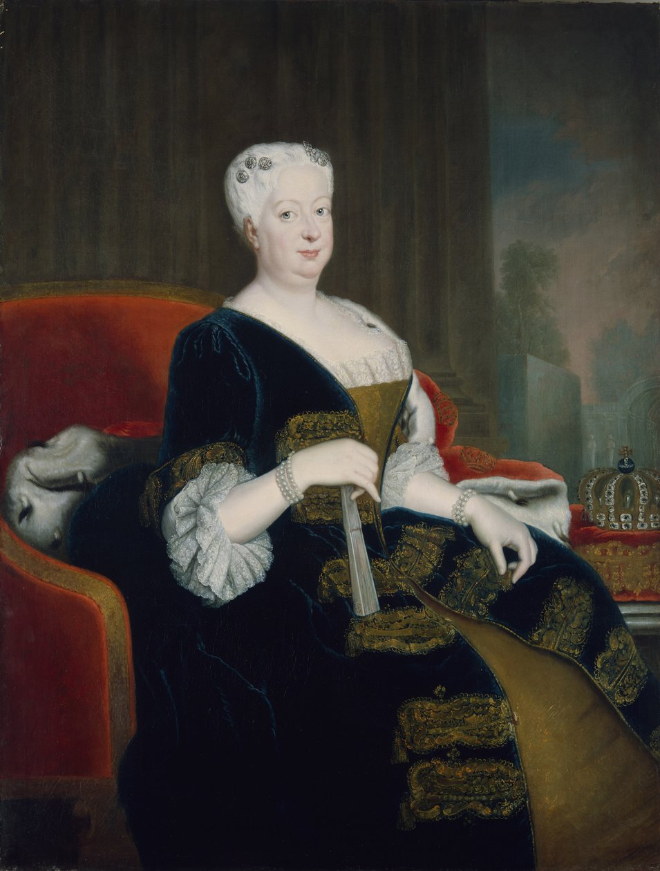 Królowa Zofia Dorothea z Hanoweru autorstwa Georg Wenzeslaus von Knobelsdorff